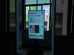 55 اینچ 3000cd/M2 Ultra-Thin Window Facing LCD Displays برای تبلیغات فروشگاه