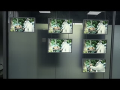 21.5 اینچ صفحه نمایش پنجره ی آویزان یک طرفه 2000cd/M2 روشنایی Full Hd Digital Signage LCD