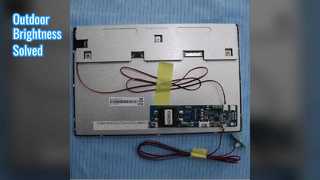 پانل LCD 10.1 اینچی با روشنایی بالا