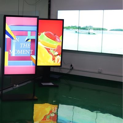 65 اینچ صفحه نمایش LCD تولید کنندگان صفحه نمایش تک طرفه فروشگاه جلو