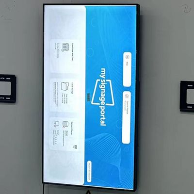 صفحه نمایش تبلیغاتی دیجیتال 75 اینچی دیواری 3500nit 3840x2160