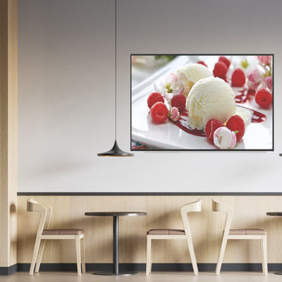 پنل پنجره ال سی دی پایه دیواری 32 اینچی صفحه نمایش دیجیتال ساینیج 1920x1080 3500nits