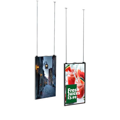 فروشگاه های خرده فروشی صفحه نمایش LCD دو طرفه 700-1000 نیت روشنایی