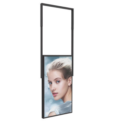 صفحه نمایش LCD کیوسک تبلیغاتی Ultra Thin 43 Inch Double Sided برای پنجره فروشگاه