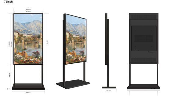 صفحه نمایش LCD پنجره 75 اینچی Ultra Hd 2500-5000nits
