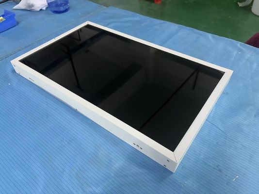 نمایشگر پنجره‌ای تک‌رویه آویزان از سقف با روشنایی 2000 نیت و صفحه نمایش 21.5 اینچی FHD برای رستوران و مغازه